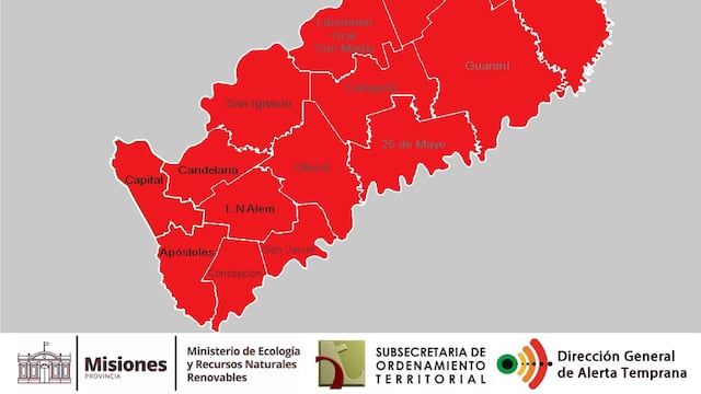 Riesgo extremo de incendios para Misiones: precauciones y cuidados.