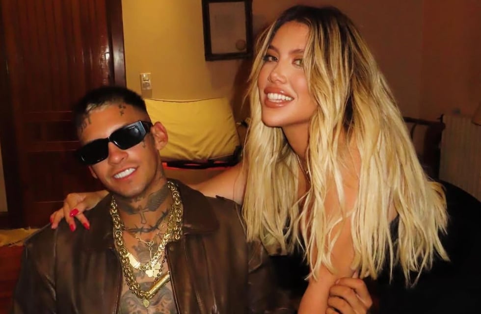 ¡A pura pasión! El sensual video de Wanda Nara y L-Gante en un hotel