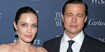 Angelina Jolie y Brad Pitt, en tiempos en los que su matrimonio ya venía en picada. (AP)