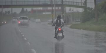 El primer fin de semana de septiembre fue lluvioso en Córdoba (La Voz archivo).