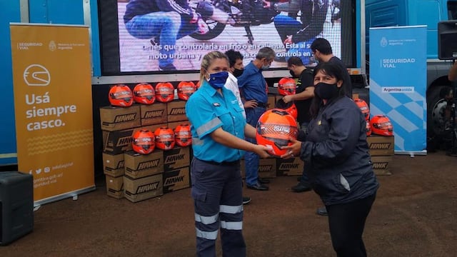 El municipio de Oberá brindó un curso de conducción segura para motociclistas