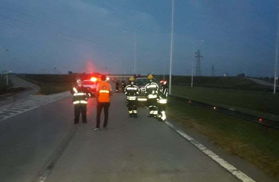 Falleció un camionero tras un choque en la Autopista Rosario-Córdoba