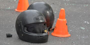Accidente automovilístico en San Carlos. 
Foto: Orlando Pelichotti
