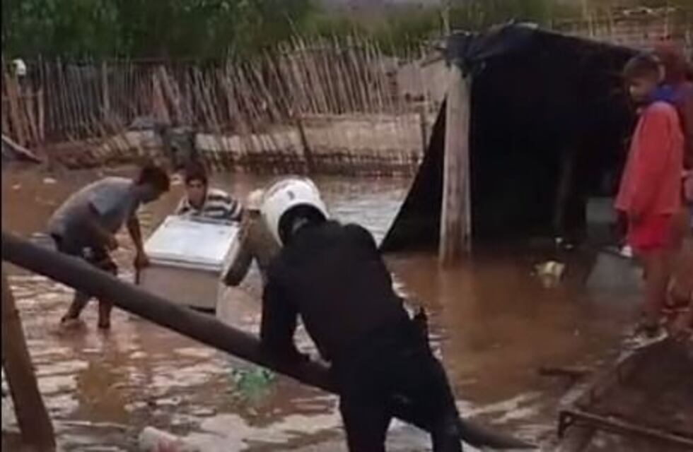 Analizan rehacer las calles 13 y 15 en Pocito para evitar nuevas inundaciones