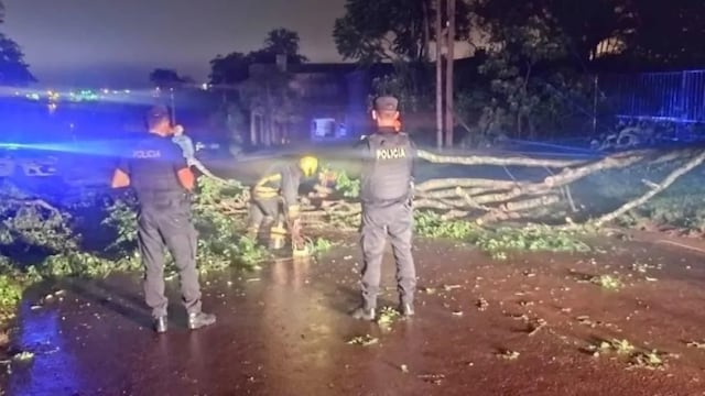 Temporal en Oberá causa estragos en la ciudad en solo 20 minutos.
