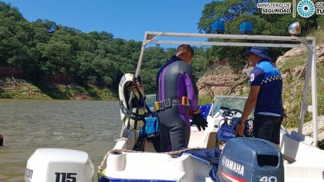 El Cadillal: sigue la búsqueda de un hombre que cayó a las aguas del dique Celestino Gelsi
