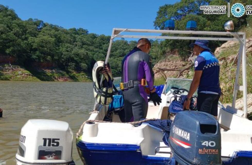El Cadillal: sigue la búsqueda de un hombre que cayó a las aguas del dique Celestino Gelsi