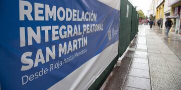 Comenzaron las obras de remodelación de peatonal San Martín