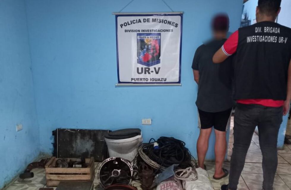 Efectivos policiales detuvieron a otro involucrado en el robo e incendio del depósito en Puerto Iguazú