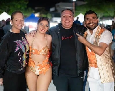 Nicolás Moreno subsecretario de Cultural Arroyito Feria Nacional de Artesanías Arroyito 2025