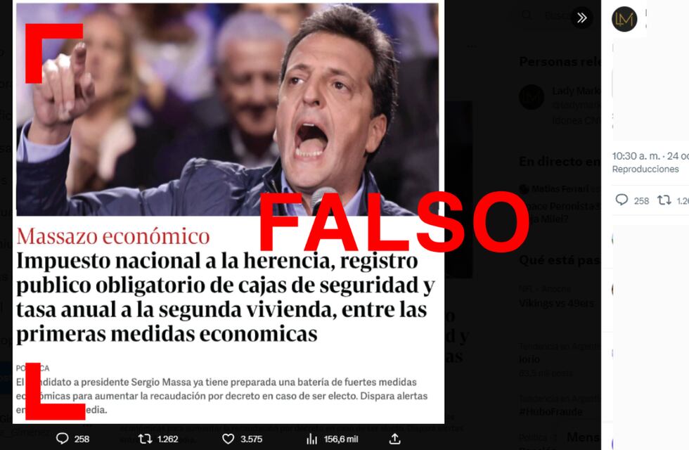No, Clarín no publicó una noticia con supuestas medidas económicas de Sergio Massa, y el Gobierno desmintió que estén bajo análisis
