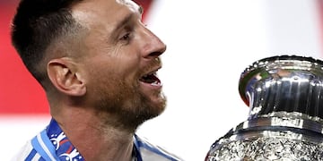 La "Pulga" ganó la Copa América 2024 con la selección argentina en el Hard Rock Stadium.