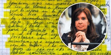 Cristina Fernández, la principal acusada en la causa de los cuadernos de la coimas (Collage).