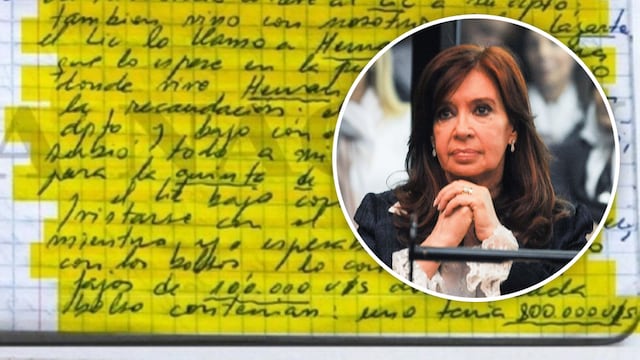 Cristina Fernández, la principal acusada en la causa de los cuadernos de la coimas (Collage).