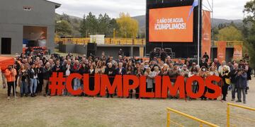 Promesas Cumplidas. Los carlospacences pagan un 50% menos por el servicio de agua.