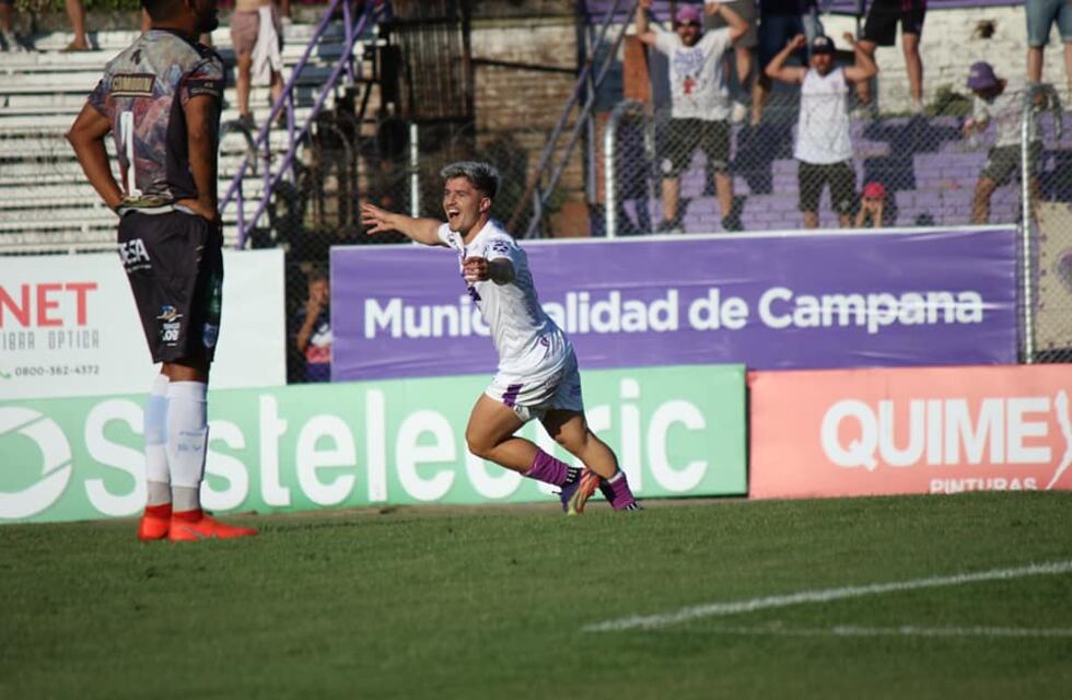 Fernando Bersano volvió a marcar un gol para Villa Dálmine en la Primera Nacional