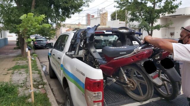 Retuvieron motos en operativos viales