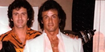 Frank y Sylvester Stallone.