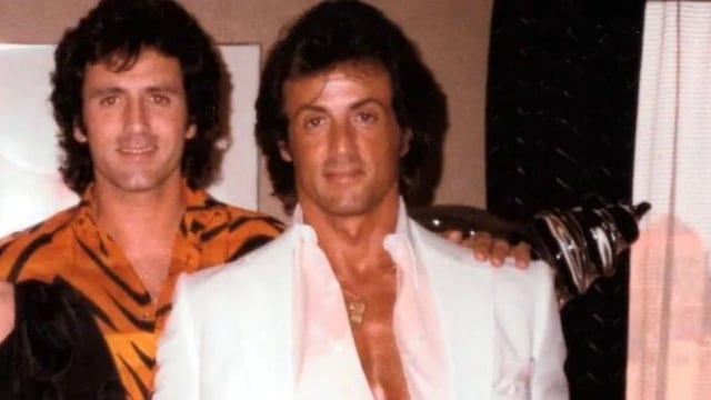 Frank y Sylvester Stallone.