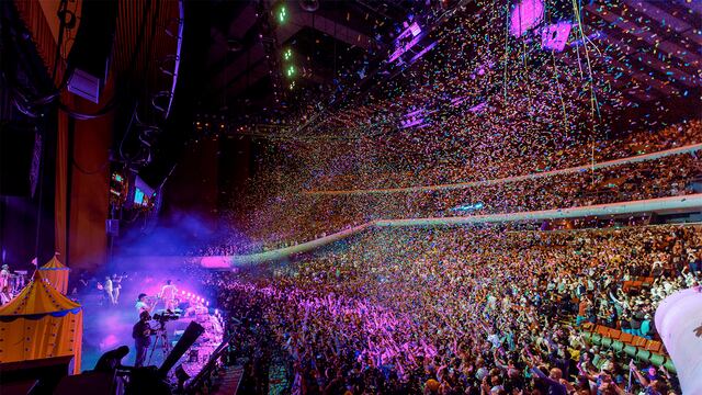 Show del grupo musical Caligaris en la Ciudad de México