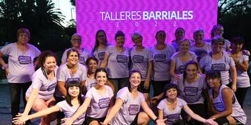Se presentaron los talleres barriales en la Plaza 25 de Mayo