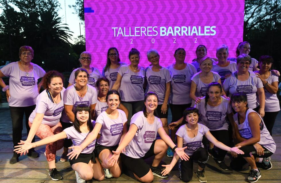 Los talleres barriales cerraron el 2022 en la Plaza 25 de Mayo