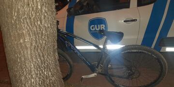 Una de las bicicletas con las cuales transitaban los "chicos malos"