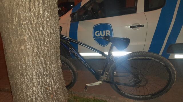 Una de las bicicletas con las cuales transitaban los "chicos malos"