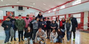 Alumnos de la Escuela Nº 5 de Reta de visita en Tres Arroyos