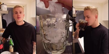 Jonny mostró en sus redes cómo se arma un fernet "increíble".