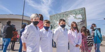 La Municipalidad participó de la entrega simbólica.