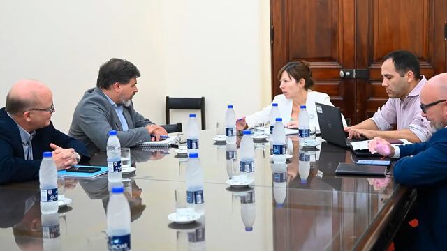 La reunión de Silvina Batakis y funcionarios de Agricultura.