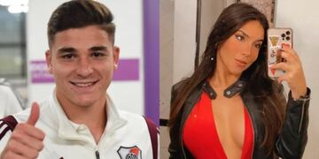 Milessi y Julian Álvarez se conocieron en el Monumental.