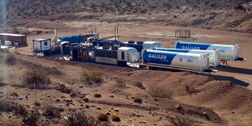 Planta de gas en Malargüe.