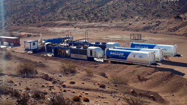 Planta de gas en Malargüe.