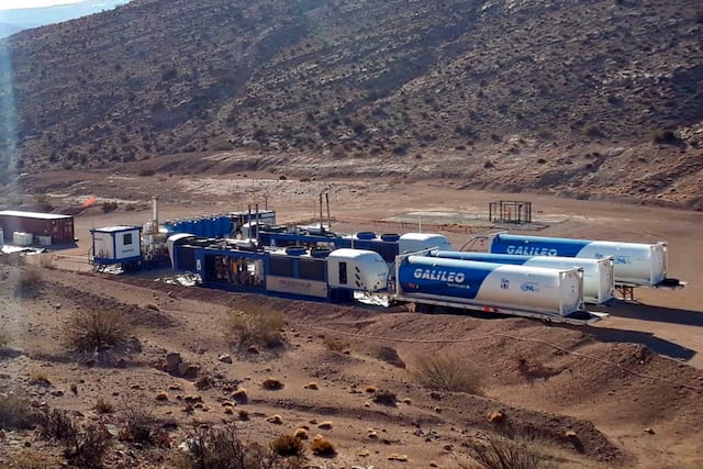 Planta de gas en Malargüe.