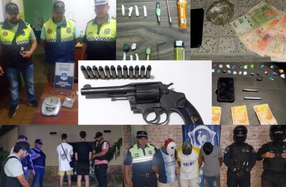 Aplicación de Ley de Narcomenudeo: secuestraron drogas y armas