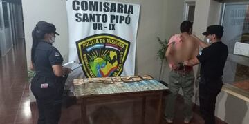 Terminó detenido tras sustraer una billetera en Santo Pipó.