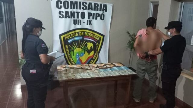 Terminó detenido tras sustraer una billetera en Santo Pipó.