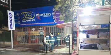 Incendio en local comercial