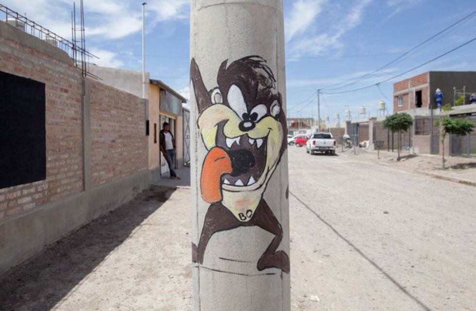 Una mujer de Neuquén busca convertir su barrio en un museo abierto de caricaturas