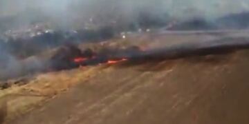 El foco se produjo dentro de la jurisdicción de Alta Gracias. (Gobierno de Córdoba)