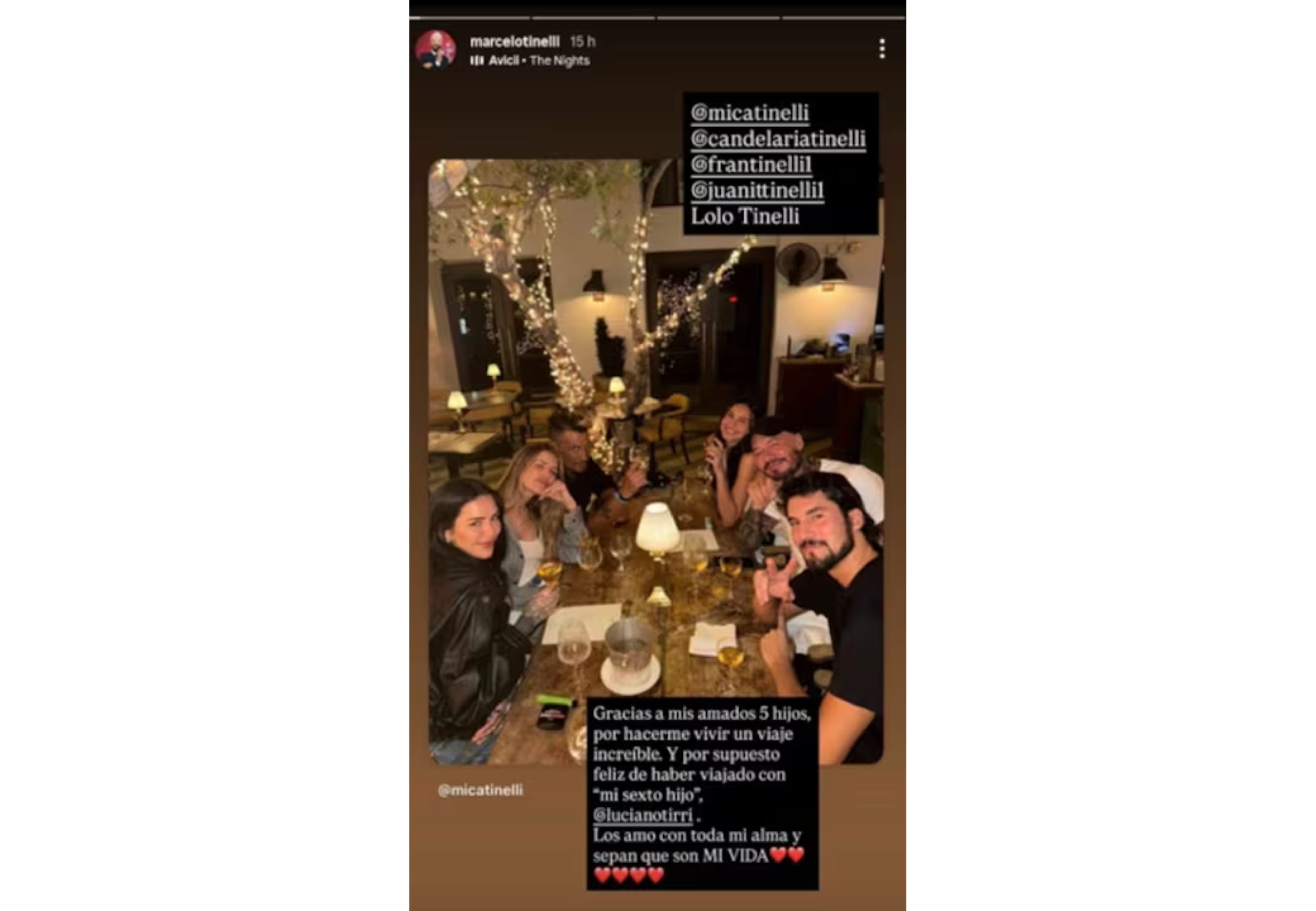 Marcelo Tinelli sorprendió al hablar de un "sexto hijo".