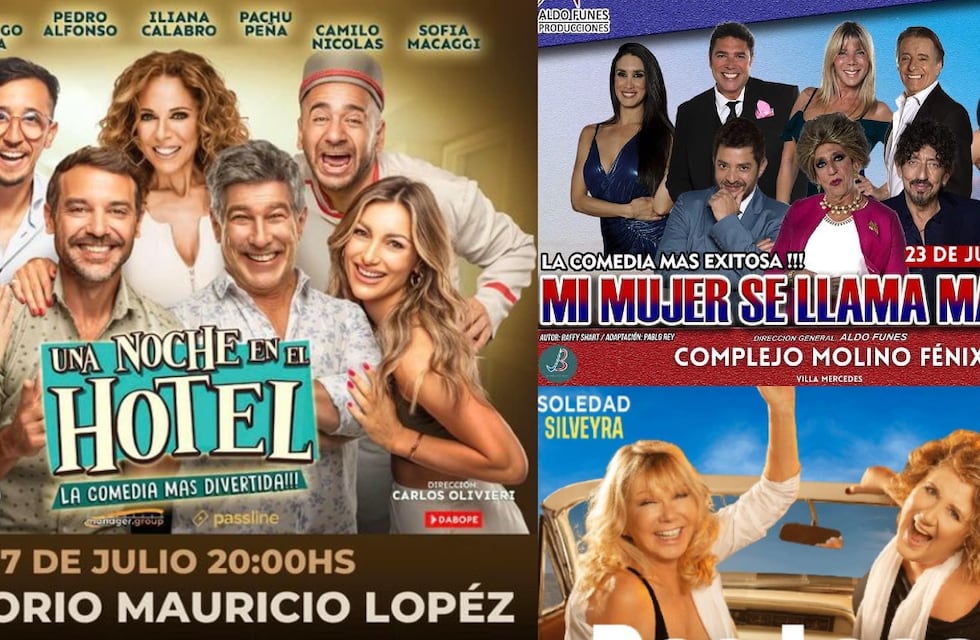 Tres obras de teatro repletas de famosos llegan a San Luis