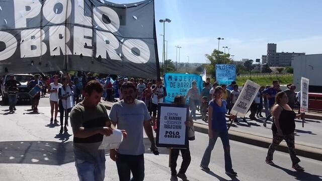 El Polo Obrero de Córdoba vuelve a marchar por el Centro (imagen de la marcha anterior, del 7 de febrero de 2022).