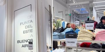 Los precios de la marca uruguaya de ropa “estilo Zara” que desembarcó en Florida y que compite con Flores y Once