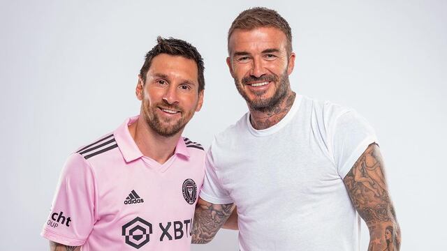 Messi y Beckham, jugador y dirigente de Inter Miami en la MLS. (Prensa MLS)
