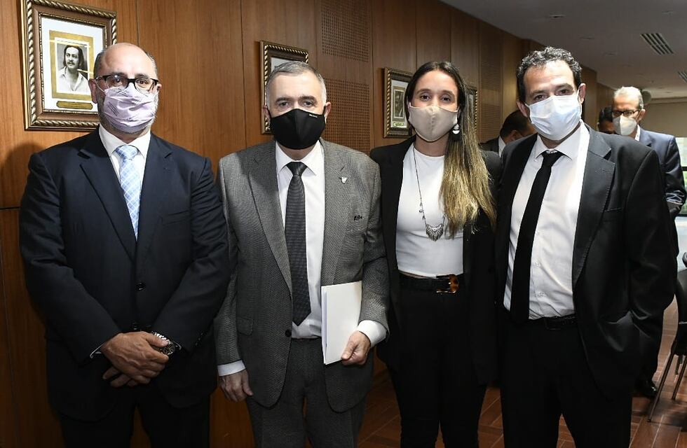 Osvaldo Jaldo se reunió con el nuevo defensor del pueblo, Julio Cobos