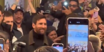 Lionel Messi fue a ver Rocky al teatro.