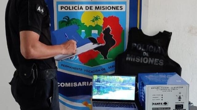 Recuperan objetos robados en Puerto Iguazú.